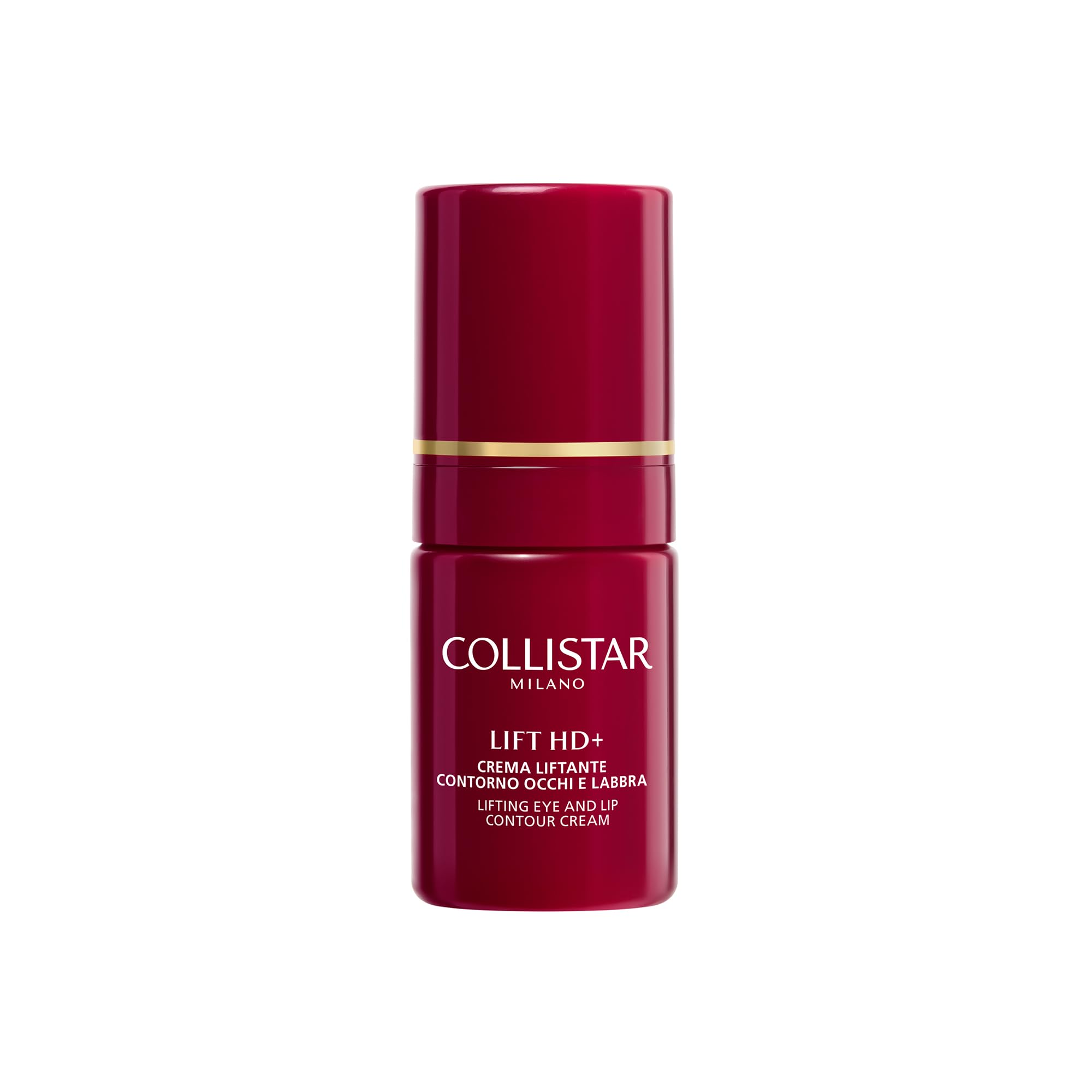 Collistar Lift HD+ Crema Liftante Contorno Occhi e Labbra, Effetto Lifting Immediato, Riduce Rughe, Stimola la Sintesi di Collagene ed Elastina, per Tutti i Tipi di Pelle, 15ml