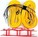 Home Court 2-inch Non-Adjustable 30-ft Grass Line - 19NAG (Yellow)