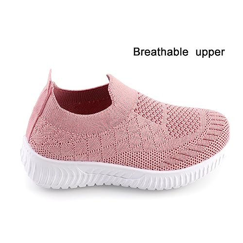 Kids Sneakers Girls' Sneakers Breathable Mesh Slip on Walking Shoes for Boys and Girls4