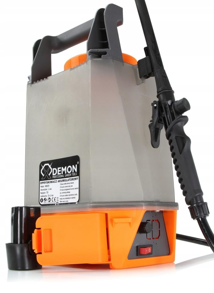 Atomizzatore Irroratore Nebulizzatore Elettrico a Spalla Zaino | da 5 Litri | Batteria Integrata 12V 2,5Ah | Pressione di Esercizio 1-4,5 Bar