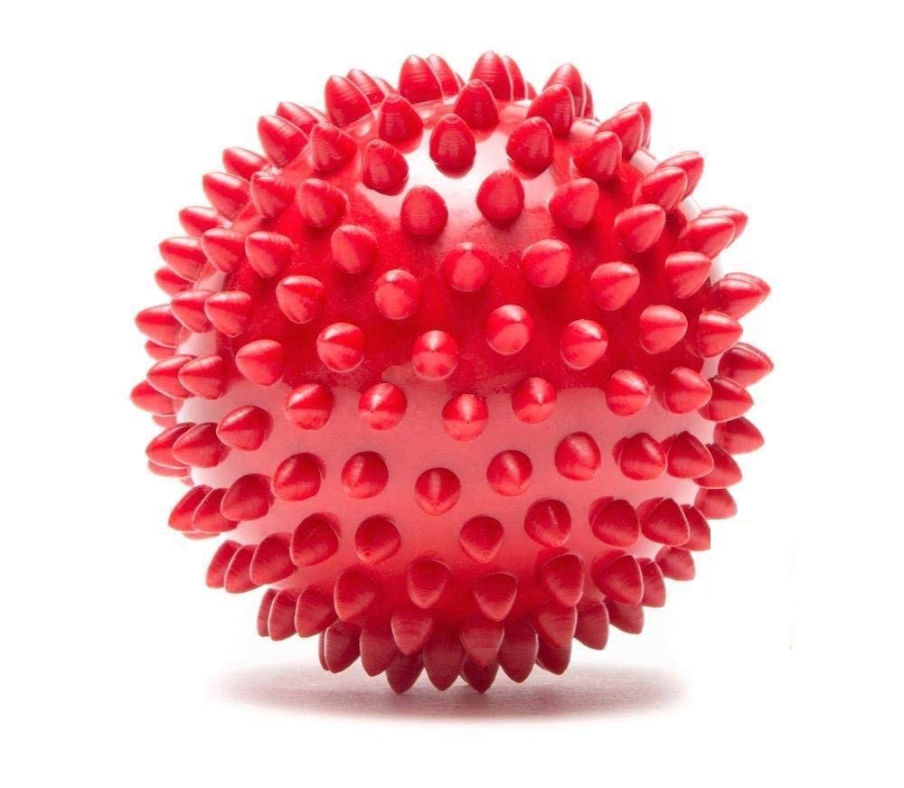 Priaan Pet Supplies Non-Toxic Rubber Stud Spike Hard Ball Chew Toy + Dog Hair Comb/Slicker Comb Combo, Puppy/Dog Teething Toy - 3 inches (RED) (Rubber Chew Toy + Slicker Comb Combo ) (B09W9PDT43) Amazon Price History, Amazon Price Tracker