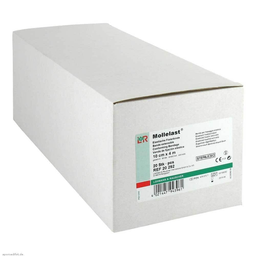 MOLLELAST Binden 10 cmx4 m steril einz.verpackt 20 St