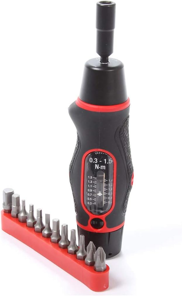 NorbarNOR13700 0.3-1.5 N m 1/4-Inch Hex Torque Screwdriver Kit - Silver