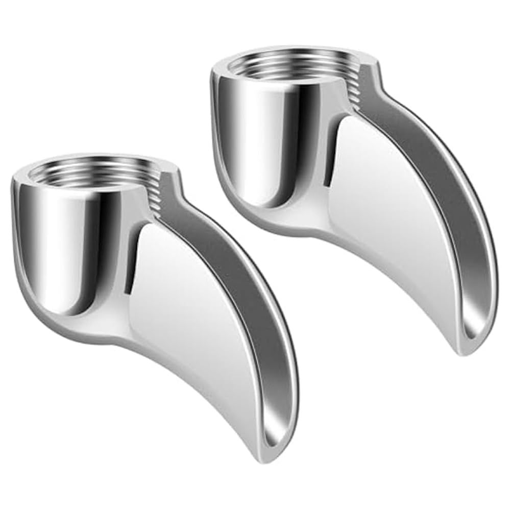 CTRLZS 2Pcs Single Portafilter Spout,Coffee Machine Portafilter Spout,Drain Diverter Nozzle,for 58mm Espresso Machine B