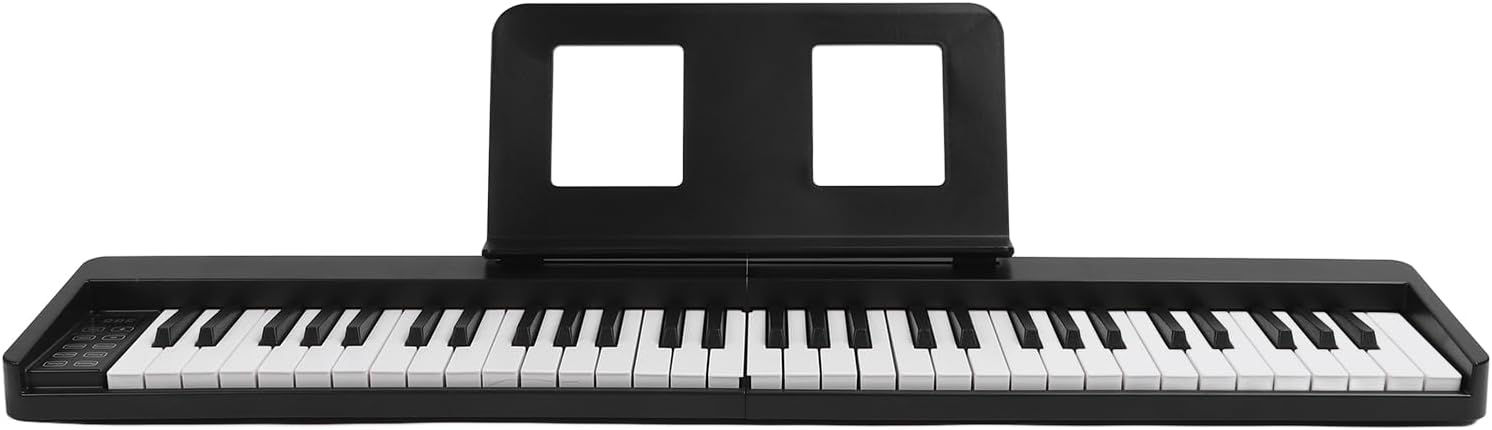 折りたたみ式ピアノ、折りたたみ式電子ピアノポータブル61鍵 家庭用
