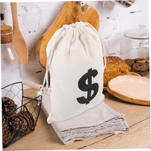 Bolsas de obsequio cordón de lona saquitos pequeños para joyería dinero y detalles navideños 4