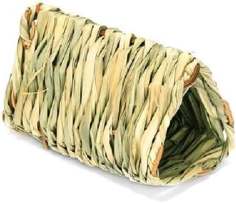 BANAN Jaula de Paja Natural para hámsteres túnel casa de Paja para Cama de para Conejos Jaula para hámsteres erizos Ratones cobayas cobayas cobayas cobayas cobayas