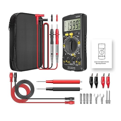 Multimètre numérique ultra-mince DELURA SZ08 testeur de résistance AC DC auto