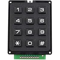 HALJIA Módulo de Teclado de 12 Teclas MCU Interruptor de