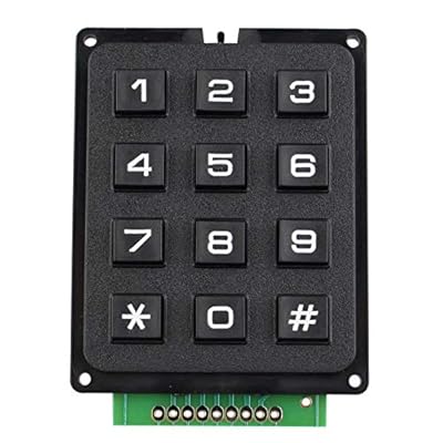 HALJIA Módulo de Teclado de 12 Teclas MCU Interruptor de Membrana Teclado Compatible con Arduino | Ya disponible en tu tienda friki favorita! En mundofriki.es!