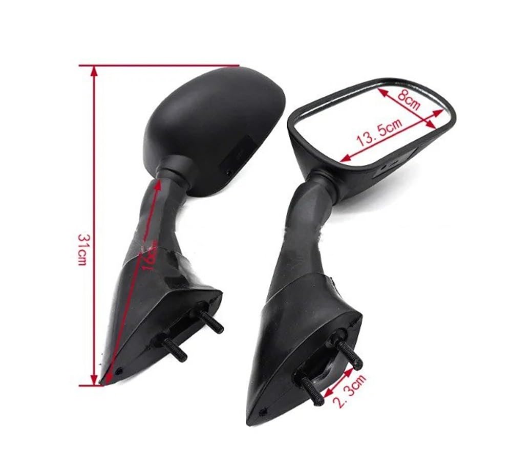 Retrovisor manillar scooter Espejos Retrovisores Para Motocicleta Para FJR1300 Para FZ-1 Para FZS1000 Para FZS 1000 Para Para FAZER Para FJR 1300 2001-2005 2002 2003