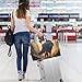 Black Wolf Autumn Forest Duffle Bag Women Travel & Cosmetic Pouches Set of 2, Fashion Womens Luggage Gym Bag Duffel Carry on Bags