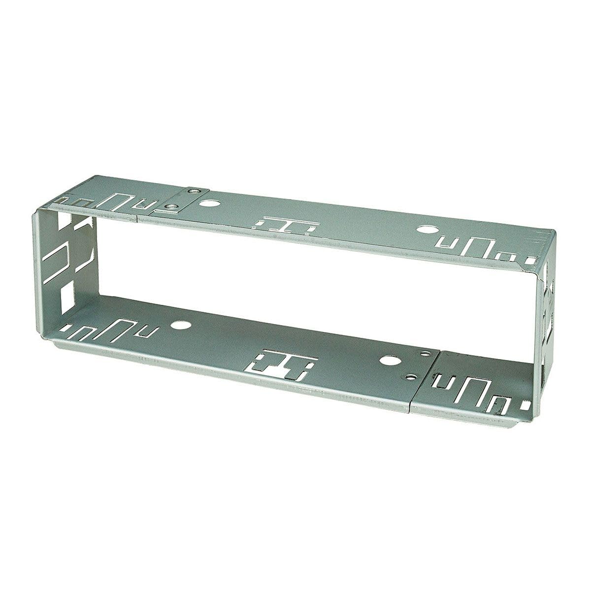 tomzz Audio 2451-020 ramka na radio kompatybilna z Smart fortwo (450) 1998-2007, ciemnoszara z metalow? kieszeni?