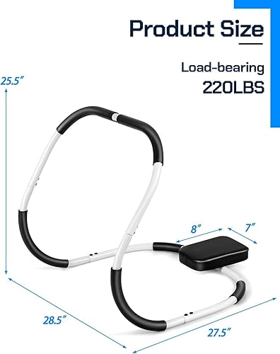 Miniatura 7 de Ab Machine Exercise Equipment, Portable Sit up Machine for Core Strength, Study Ab Crunch Machine, Ab Roller for Abdominal Workout Exerciser &