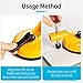 Adjustable Height Setter,Professional Countertop Leveling Tool,Aluminum alloy wall tile leveler,Adjustable seamless seam setter,Floor Countertop Gap Tightener Suit for Granite (2PCS)