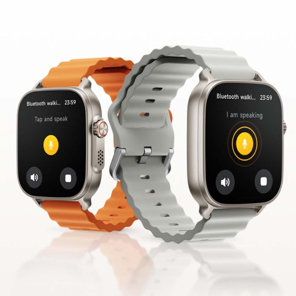 realme Watch 5, Smartwatch con display AMOLED 1.97", Chiamate Bluetooth, Resistenza Acqua IP68, Contapassi/Cardiofrequenzimetro/Sonno, 110+ modalità Fitness, GPS, NFC, Silver