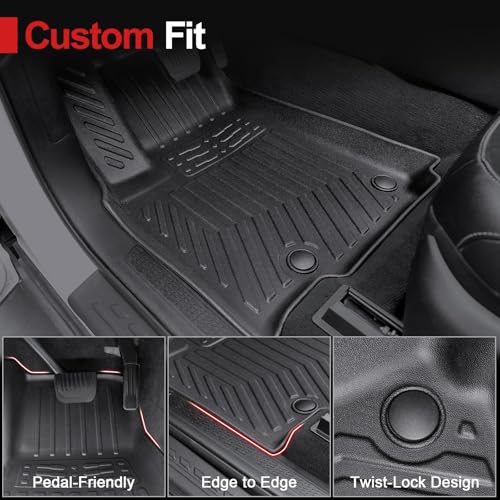 Image of Floor Mats for Jeep Grand Cherokee L 6 Seats 2026 2021-2025