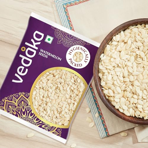 Image of Amazon Brand - Vedaka Raw Watermelon Seeds | 200 G | Tarbuj Beej | Seeds for Snacking | Gluten-Free