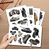 Military Tank Stickers Pack Vinyl Decals for Laptops Water Bottles Skateboards Luggage Helmets Vehicles Teens Kids Adults Enthusiasts Durable Waterproof Sticker Set 50Pcs #1
