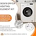 503978 61927 964p3 Dryer Heating Element Kit Compatible for speed. queen/aman.a/mayt.ag/cros.ley Dryer ADE3SRGS173TW01 ADE3LRGS171TW01 Parts,Replaces 964p3,56179,503404 by MIFLUS