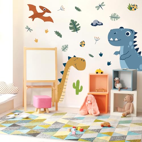 Vinilos decorativos de dinosaurios Boho 2 hojas grandes miniatura 7