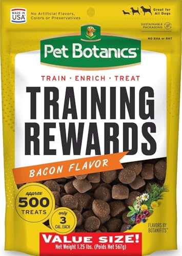 Pet Botanics Training Rewards Soft & Chewy, Bacon Flavor...