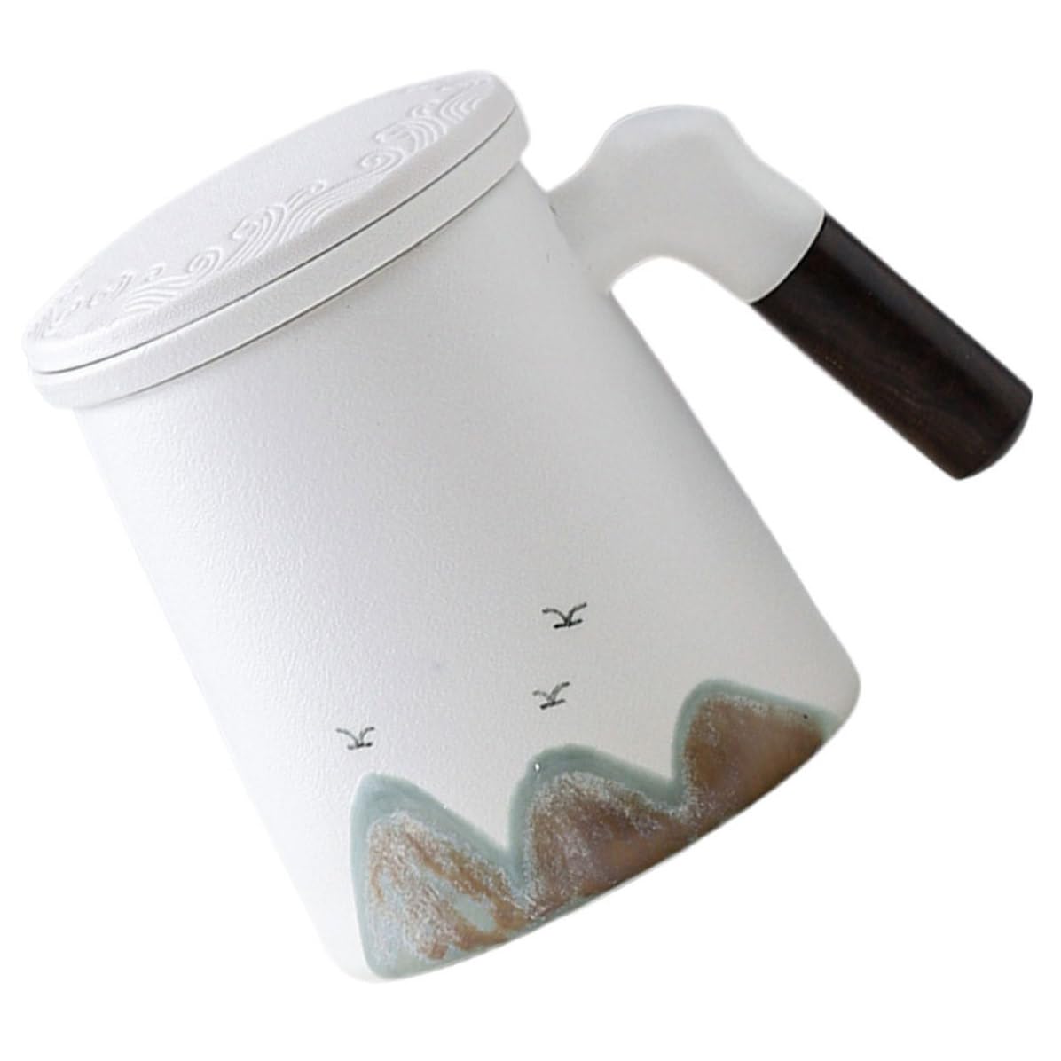 Mug à thé en céramique pour bureau et maison, idéal pour vos pauses détente au travail