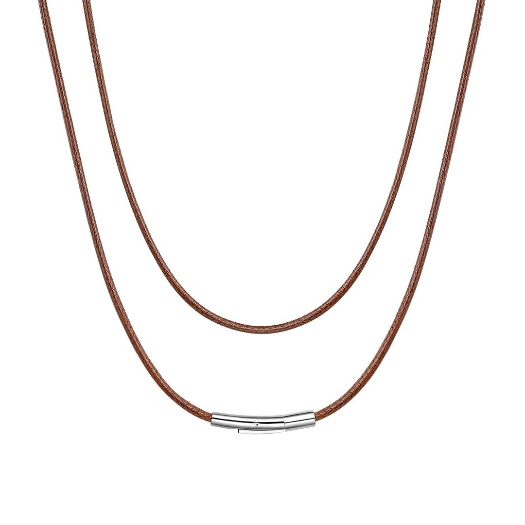 ChainsHouseCord Necklace Mens Necklace Leather Rope StrapRecycled Claim Standard Blended