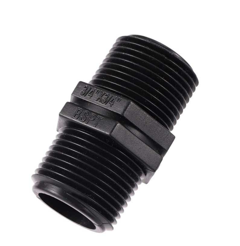 YKMYXZ， 1 pieza de 1/2", 3/4", 1", 1,5", 2" y 2,5 pulgadas BSP, rosca macho, unión de boquilla hexagonal, adaptador de tubería de PVC, conector de agua(Type 6)
