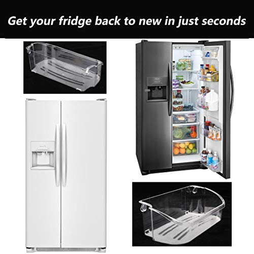 Reyhoar 240356402 Clear Refrigerator Door Bin Side Shelf, Upper Slot Replacement Part - Compatible with Frigidaire & Electrolux, Gallon Size - Replaces AP2549958, 240430312, 240356416, 240356407 etc