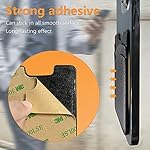 Phone-Card-Holder-Leather-Phone-Wallet-Stick-On-Stretchy-Card-Holder-for-Back-of-Phone-Credit-Card-Holder-for-Phone-Case-Compatible-with-Most-of-Cell-Phone-iPhone-Samsung-2Pack-Black