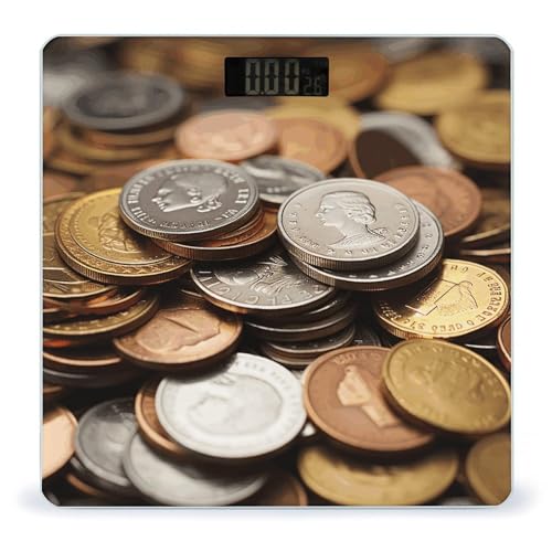 Báscula Digital de Baño con Pantalla LCD y Vidrio Templado miniatura 1