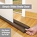 Original Twin Draft Guard Door Draft Stopper, Year Round Insulator, For Summer and Winter Use PATENTED & TRADEMARKED