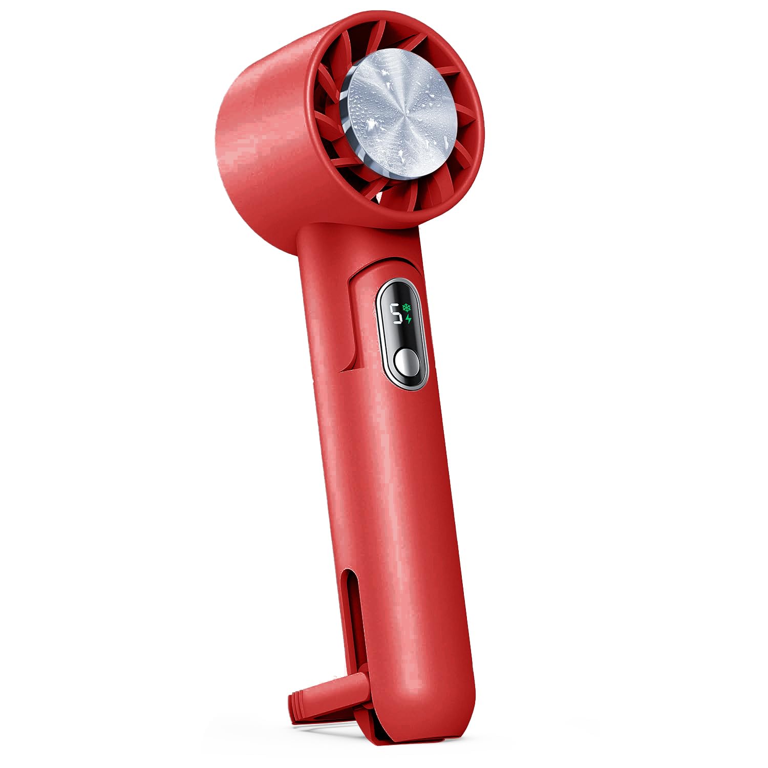 三菱 スタンドファン 赤色　扇風機 Amazon | 【2024新設計・冷却プレート付き】 携帯扇風機 ハンディ