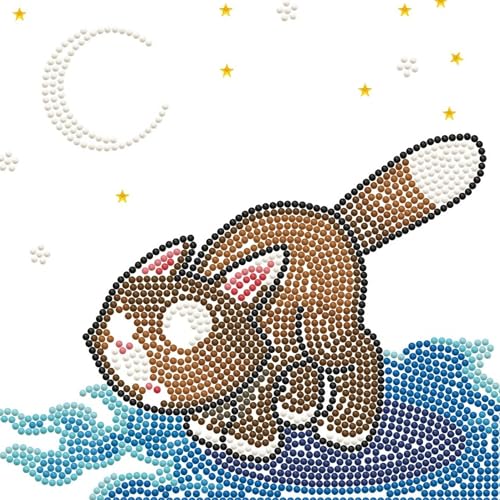 Image of DIAMOND DOTZ Fearless Cat Diamond Painting Kit, Diamond Art Craft Set