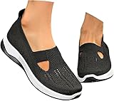 Sandales Femme été Confortable Chaussure Orthopédique Baskets sans Laçage Chaussures De Marche À Plateforme Légères Et Confortables Amortissement Accru Et Soulagement des Pieds