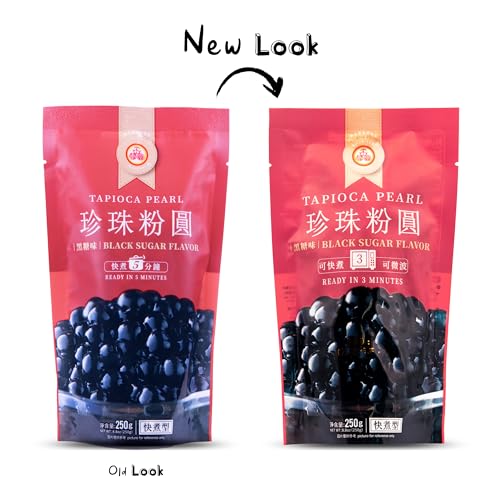 image for WuFuYuan (Party Time) WuFuYuan Boba Tapioca Pearls, Black Sugar Flavor