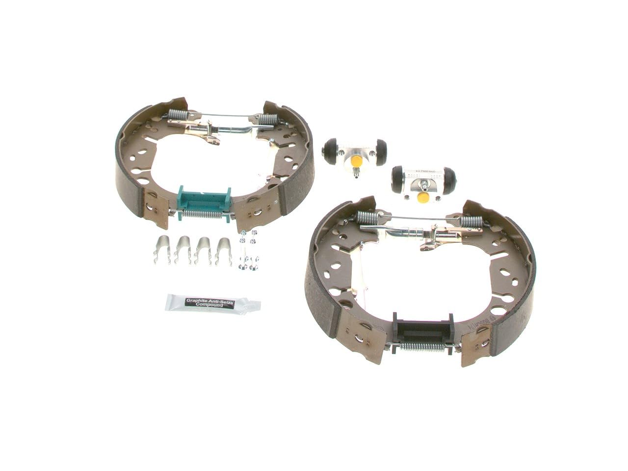 BOSCH 0 204 114 669 Zestaw do hamulców hamulce bębnowe z akcesoriami z cylinderkiem hamulcowym tył