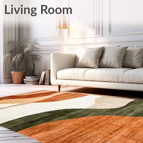 Tapete decorativo 8'x10' tejido plano chenille poliéster miniatura 2