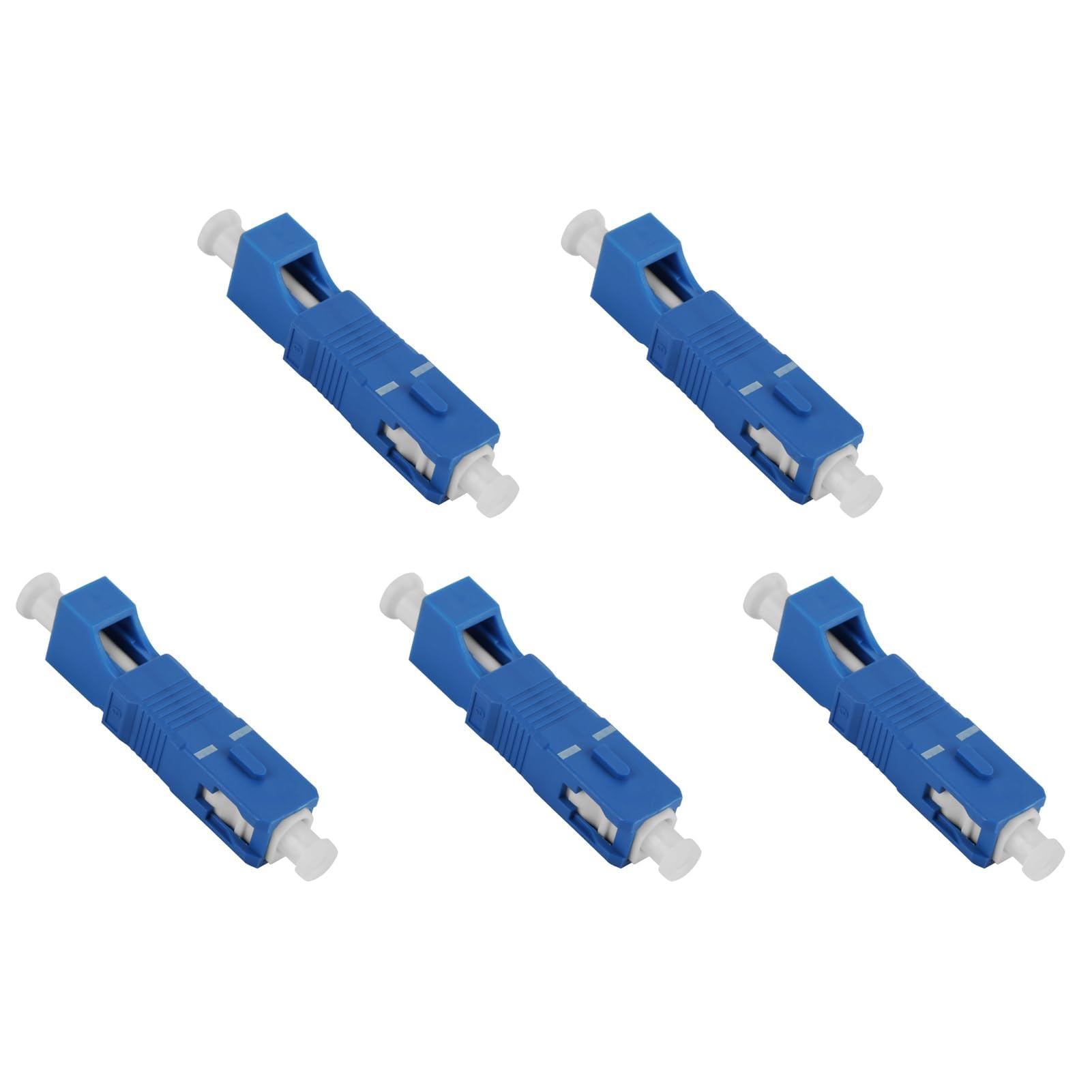 5PCS Fiber Optic Adapter SC Männlich LC Weibliche Hybrid Fiber Optic Adapter Konverter Für Glasfaser-Kommunikationssysteme Und Ethernet-Netzwerkausrüstung