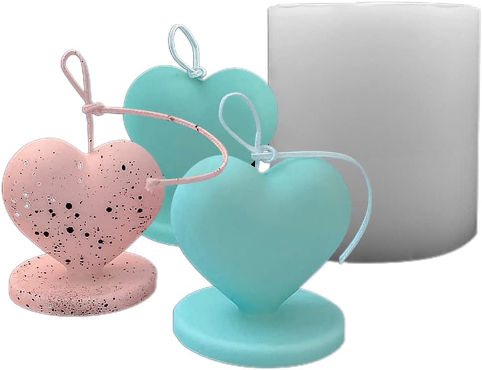 Ins Style Moulds Flowers Tulip Heart Shape Silicone Material Handmade Gadgets