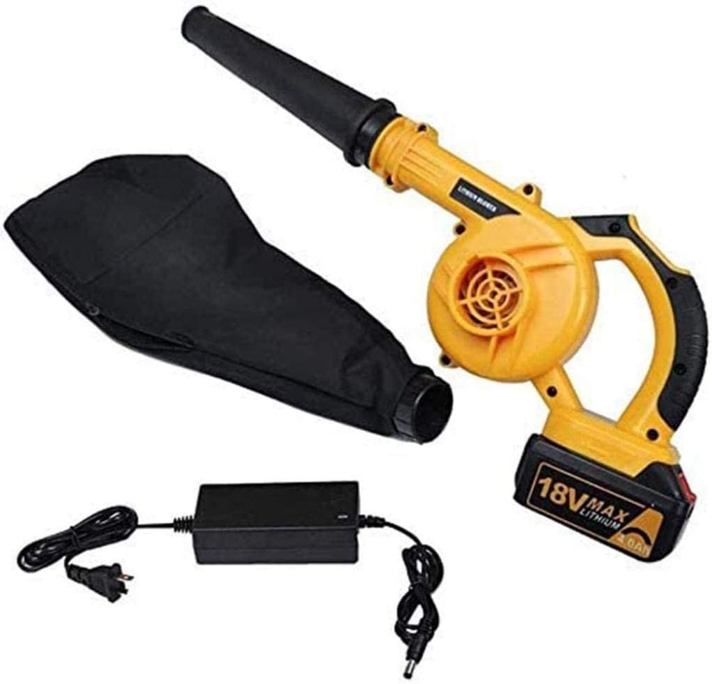 Multifunction Garden Leaf Blower Handheld Leaf Blower Vacuum Shredder 2L Collection Bag Lightweight