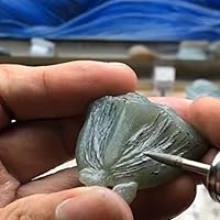 Vista 6 de Juego de 30 rebabas de diamante con vástago de 1/8 pulgadas para herramientas rotativas Dremel