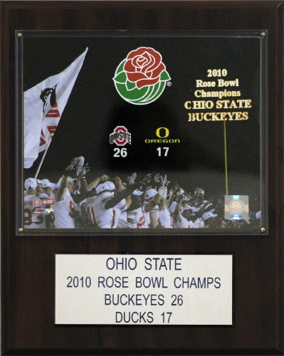 NCAA Football Ohio State 2010 Rose Bowl Champions Plaque