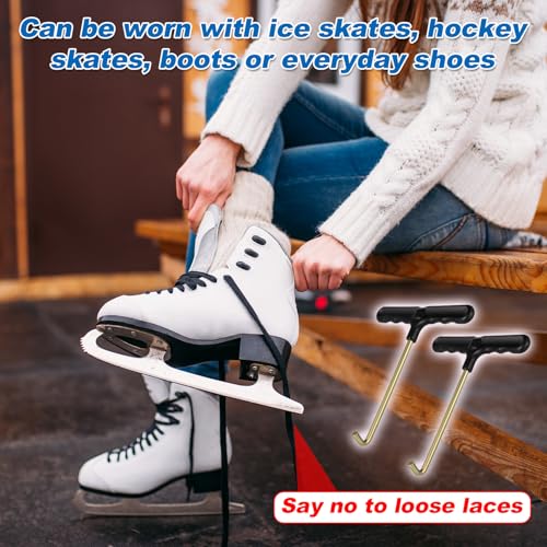 image for lasuroa 2pcs Lace Tightener, 5.12x4.53 Inch Shoe Lace Tightener Tool S