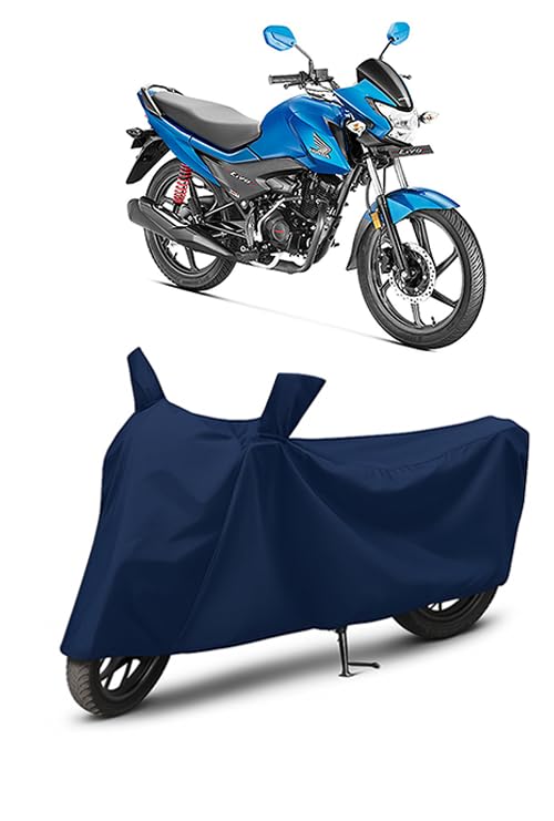 Image of Waterproof Bike Cover for Honda Livo | All Weather Protection from Rain, Dust, UV Rays & Scratches with Mirror Pockets & Buckle Belt | Livo Bike Cover