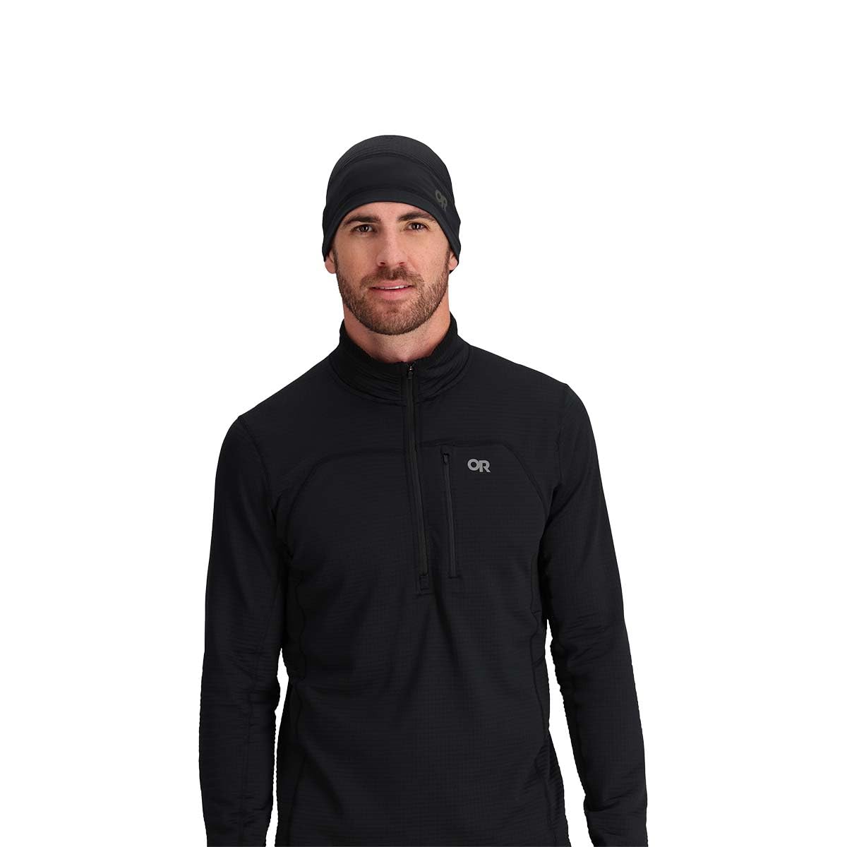 Outdoor Research Vigor Grid Fleece Beanie, Black, S/M
