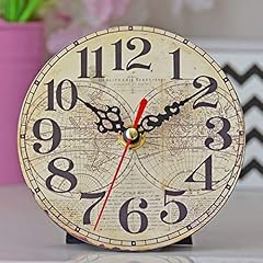 Redida Wall Clock, 5 Inch Vintage Retro Silent Wall Clocks Quality Battery Operated Non Ticking photo Redida Wall Clock, 5 Inch Vintage Retro Silent Wall Clocks Quality Battery Operated Non Ticking