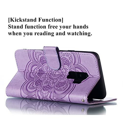 Housse Samsung Galaxy S9 Plus mandala violette pour vos sorties