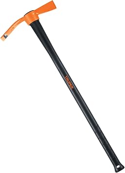Truper Cutter Mattock, 2.5 lb Forged Steel Head, 36-Inch Wood Handle with High-Impact Polypropylene Overstrike Cover, Dual-Action Digging and Root Cutting Tool Model 18632 / TH-2.5M
